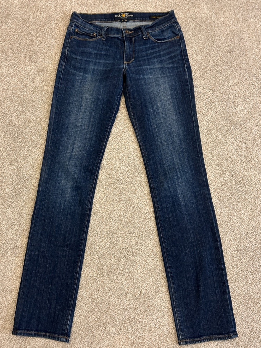 Lucky Brand Dark Blue Straight Jeans